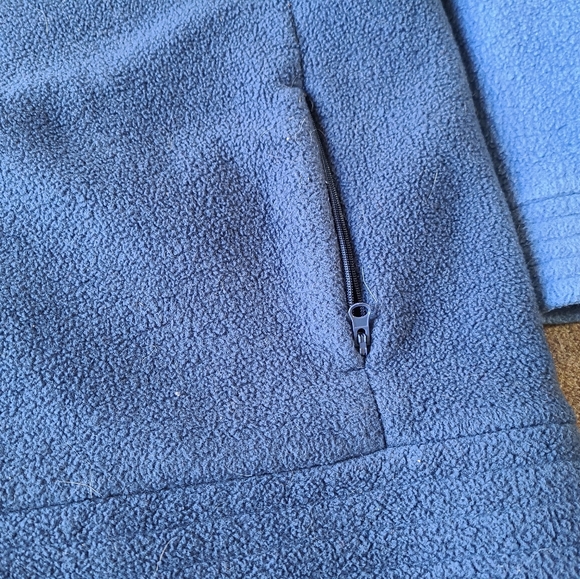 Baxter and Wells sweater sweatshirt blue fleece mens size large EUC - Picture 4 of 9